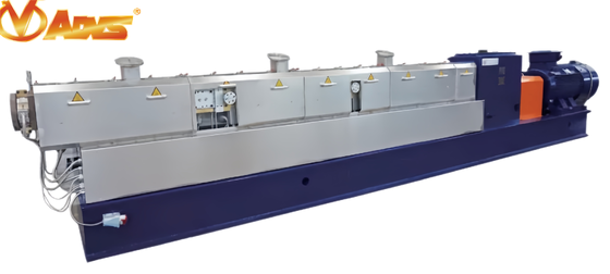 ราคาดี Co Rotating Twin Screw Extruder with Nitrided Screw and Barrel สําหรับการประมวลผลพลาสติกที่นําไปใช้ใหม่ ออนไลน์