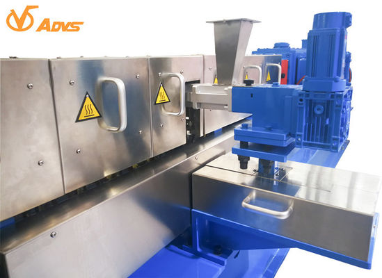 Good price ชิ้นส่วนเครื่องจักรเครื่องอัดรีดติดตั้งพร้อมรางเลื่อน CaCO3 การให้อาหารความเร็วสูงสุด 100 กิโลกรัม / ชั่วโมง ออนไลน์