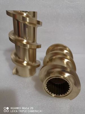 ราคาดี อลูมิเนียมทองแดง Taper Thread อะเลเมนท์สกรู 150 มม สําหรับ Twin Screw Extruder ออนไลน์
