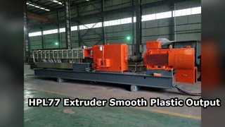 เครื่องอัดรีดสกรูคู่ HPL77 การผสมพลาสติกทั่วไป